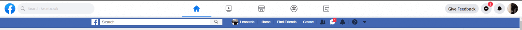 Facebook navigation design differences